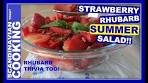 How to Make Strawberry Rhubarb Salad 🍓
