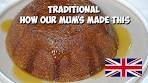 How To Make Traditional BRITISH Golden Syrup Sponge ...