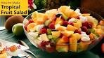 How to Make Tropical Fruit Salad