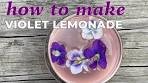 How to make VIOLET LEMONADE