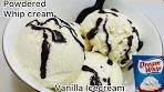 How to make Whipping Cream & Vanilla Ice Cream with ...