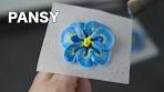 How to pipe buttercream pansy [ Cake Decorating For ...