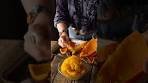 How to prepare fresh pumpkin for recipes #shorts #recipe