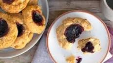 Huckleberry Jammers (or Thumbprint Cookies)