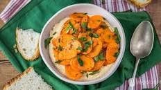 Hummus con carote allo za'atar