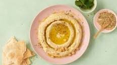 Hummus con za'atar al limone