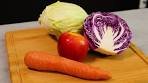 I can't stop eating this cabbage, carrot and apple salad. So ...