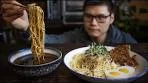 I made Black Garlic Tsukemen "Dipping Ramen" (vegan) つけ麺