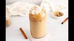 Iced Dirty Chai Latte with Oat Milk