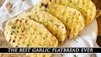 Incredible 5-MINUTE Garlic Flatbread Recipe