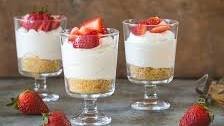 Individual No-Bake Cheesecake