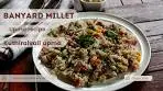 INSTANT Kuthiraivali Upma Recipe in South Indian Style ...