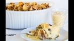Irish Soda Bread Pudding with Bailey's Creme Anglaise - Irish ...