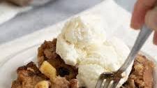 Irish Soda Bread Pudding with Currants, Apples & Pecans