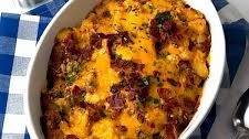 Irrestible Cheesy Bacon Ranch Potatoes