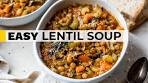 ITALIAN LENTIL & VEGETABLE SOUP RECIPE | easy ...