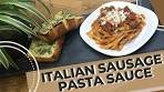 Italian Sausage Pasta Sauce