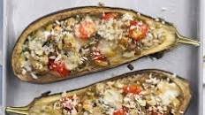 Italian-style stuffed aubergines