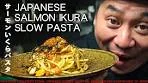 Japanese style Salmon Ikura Slow Pasta (サーモンいくらパスタ ...