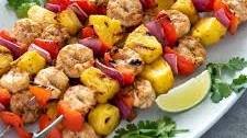 Jerk Pineapple Shrimp Skewers