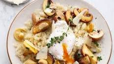 Jerusalem Artichoke Risotto with Mushrooms