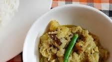 Jhinge Aloo Posto (Turai / Ridge Gourd with Poppy seed)