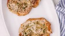 Juicy Bone In Pork Chops In The Air Fryer