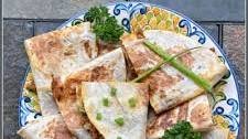 Keema Inspired Ground Beef Quesadillas