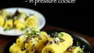 khandvi recipe | how to make gujarati khandvi in pressure cooker