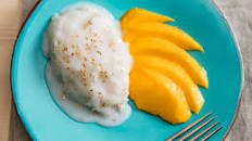 Khao Niao Mamuang (Thai Coconut Sticky Rice With Mango) Recipe