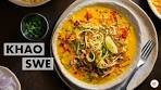 Khao Swe Recipe | Veg Burmese Khow Suey | How to make ...