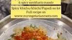 KHICHU/Papdi no lot, this Gujarati delicacy is made with rice ...