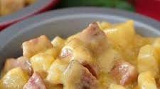 Kielbasa Sausage Cheesy Potato Casserole