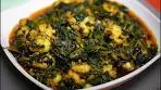 King prawn with spinach curry | King prawn and saag recipe