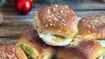 Kings Hawaiian Pesto Caprese Sliders 🍔 Get ready for a burst ...
