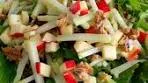 Kohlrabi, apple and walnut salad. This salad recipe is fresh ...