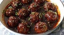 Korean Barbecue-Style Meatballs