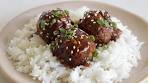 Korean BBQ Meatballs Recipe