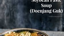 Korean Soybean Paste Soup (Doenjang Guk)