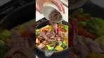 Lamb and vegetable stir fry