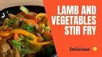 LAMB AND VEGETABLES STIR FRY / HEALTHY STIR FRY ...