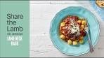 Lamb Ragu with Gnocchi and Herbs