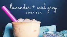 Lavender and Earl Grey Boba Tea