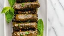 Lebanese Stuffed Grape Leaves (Warak Enab)