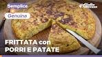 LEEK AND POTATO FRITTATA – Quick and easy Italian recipe!