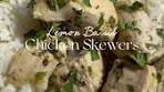 Lemon Basil Chicken Skewers 🍋🌿 Full recipe + instructions ...