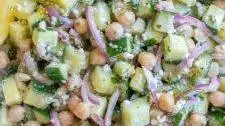 Lemon Feta Cucumber Salad