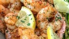 Lemon Garlic Butter Shrimp with Asparagus