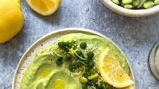 Lemon Garlic Lima Bean Hummus