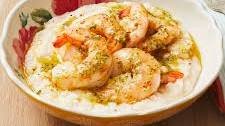 Lemon-Garlic Shrimp and Grits